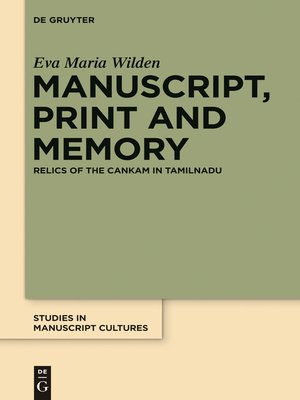 cover image of Manuscript, Print and Memory